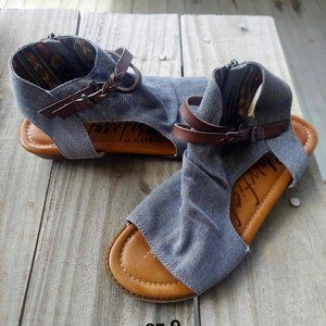 Blowfish Jean Sandals sz 9 NEW